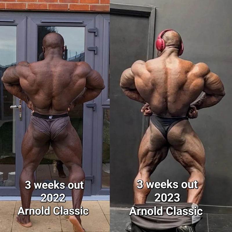 Fotos comparativas de Samson Dauda